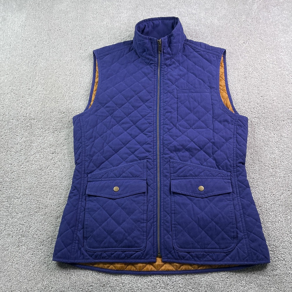 Duluth Vest Womens Small Purple‎ Cortland Diamond Quilted Equestrian Gorpcore
